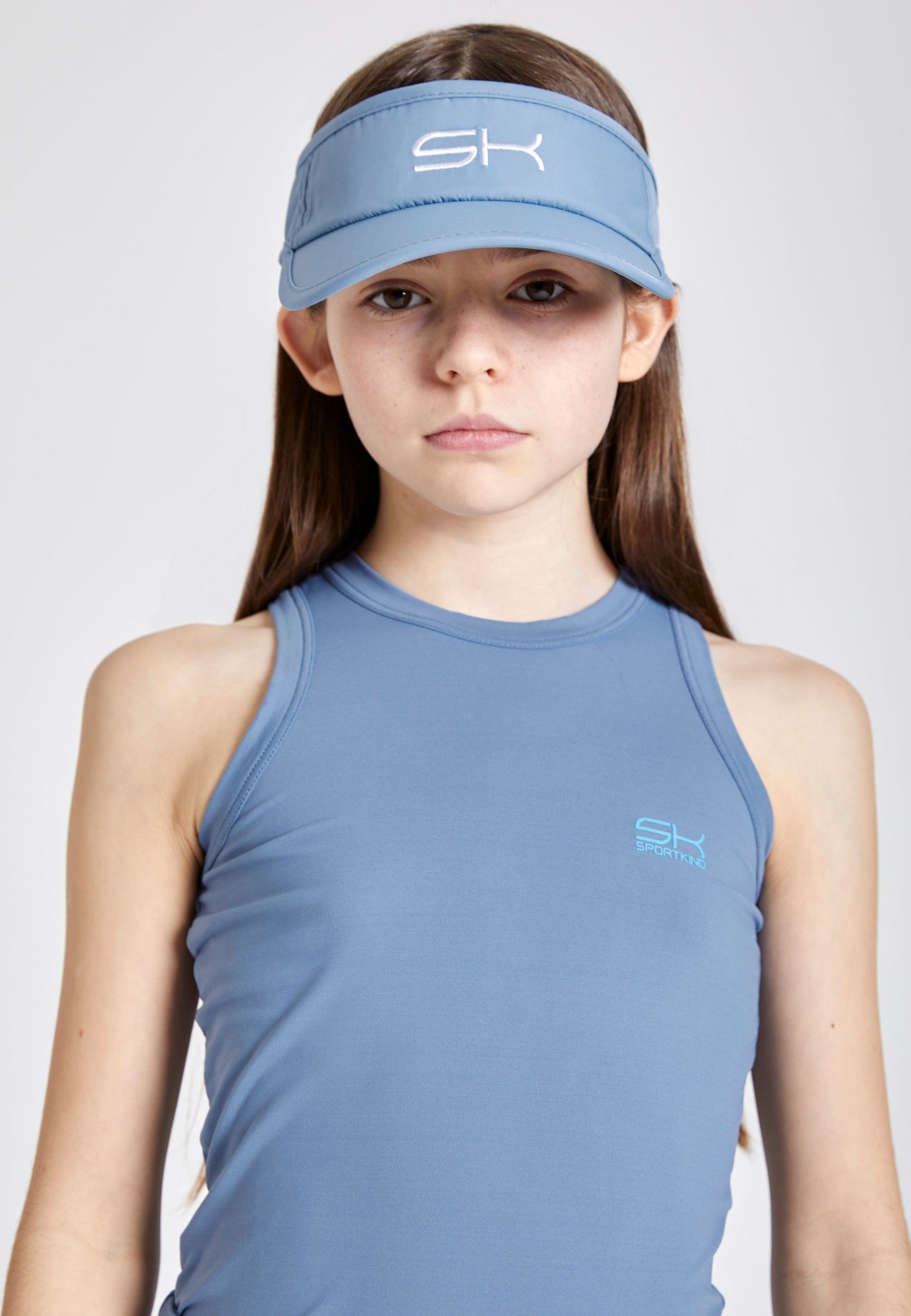 Tennis Sun Visor, grau blau