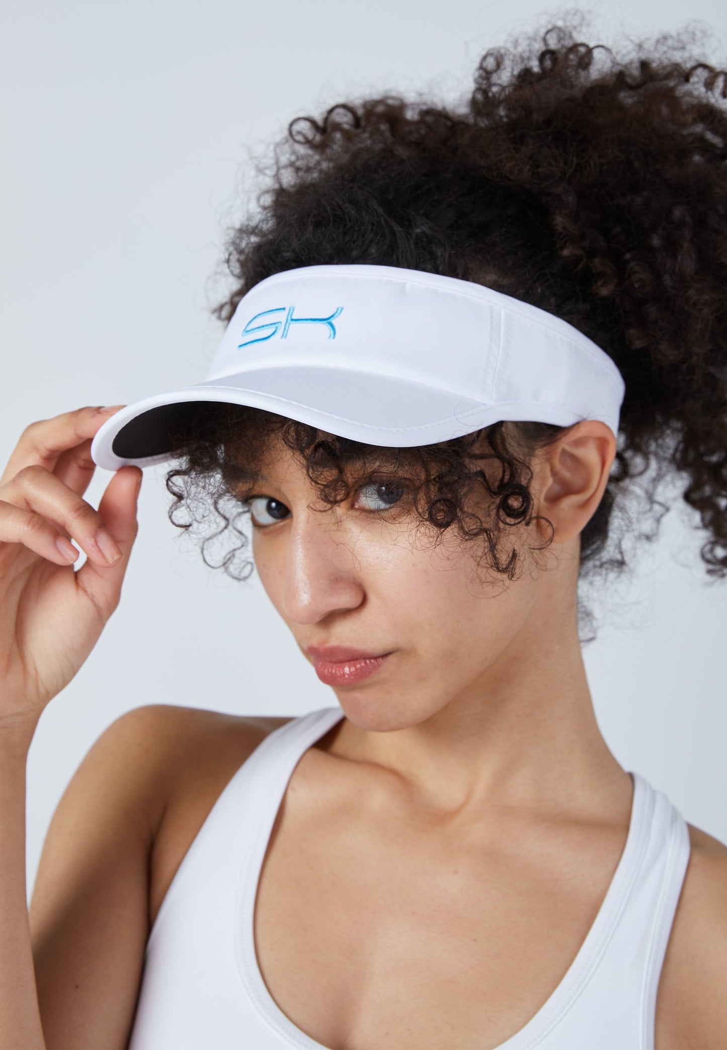 Tennis Sun Visor, weiß
