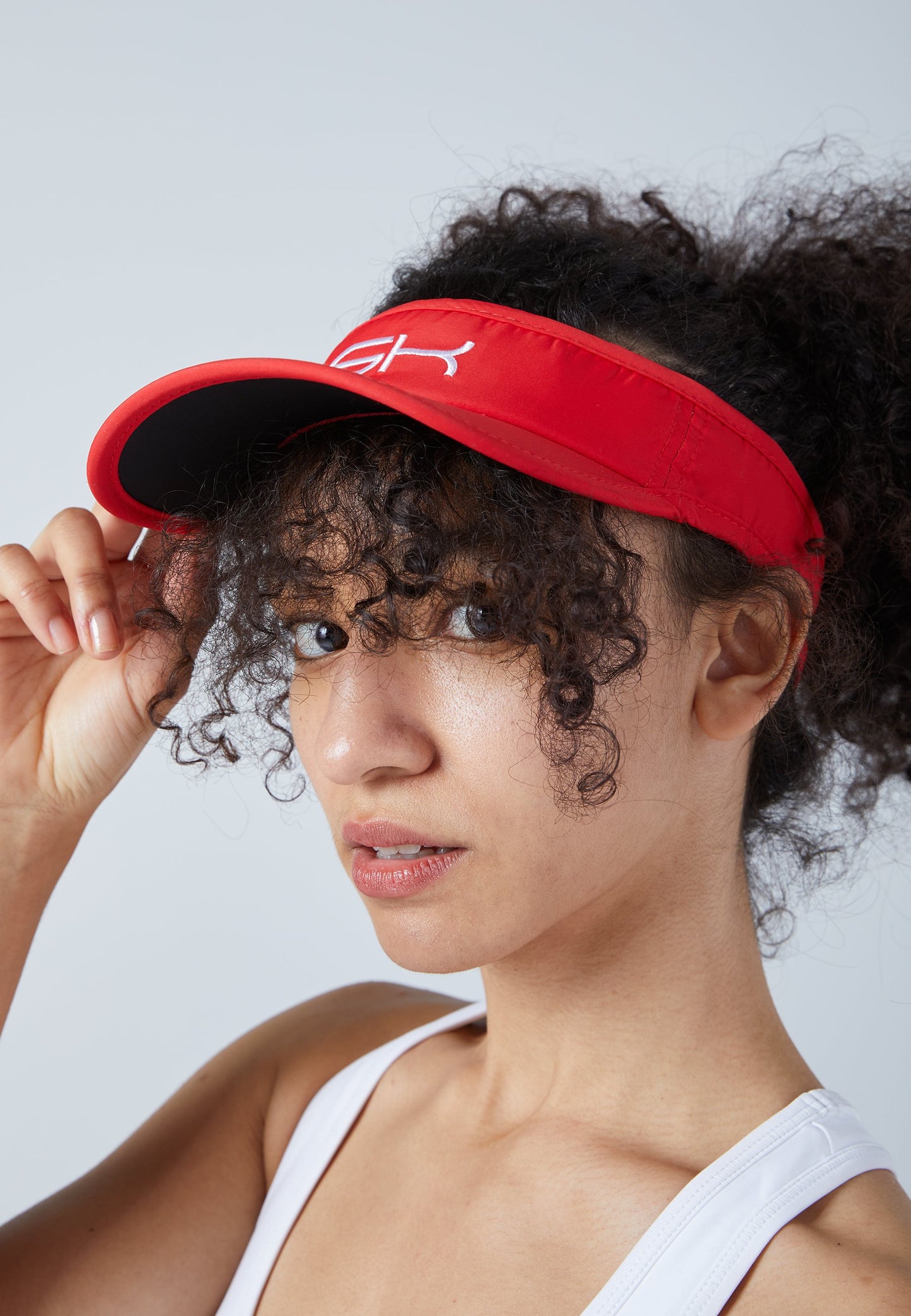 Tennis Sun Visor, rot
