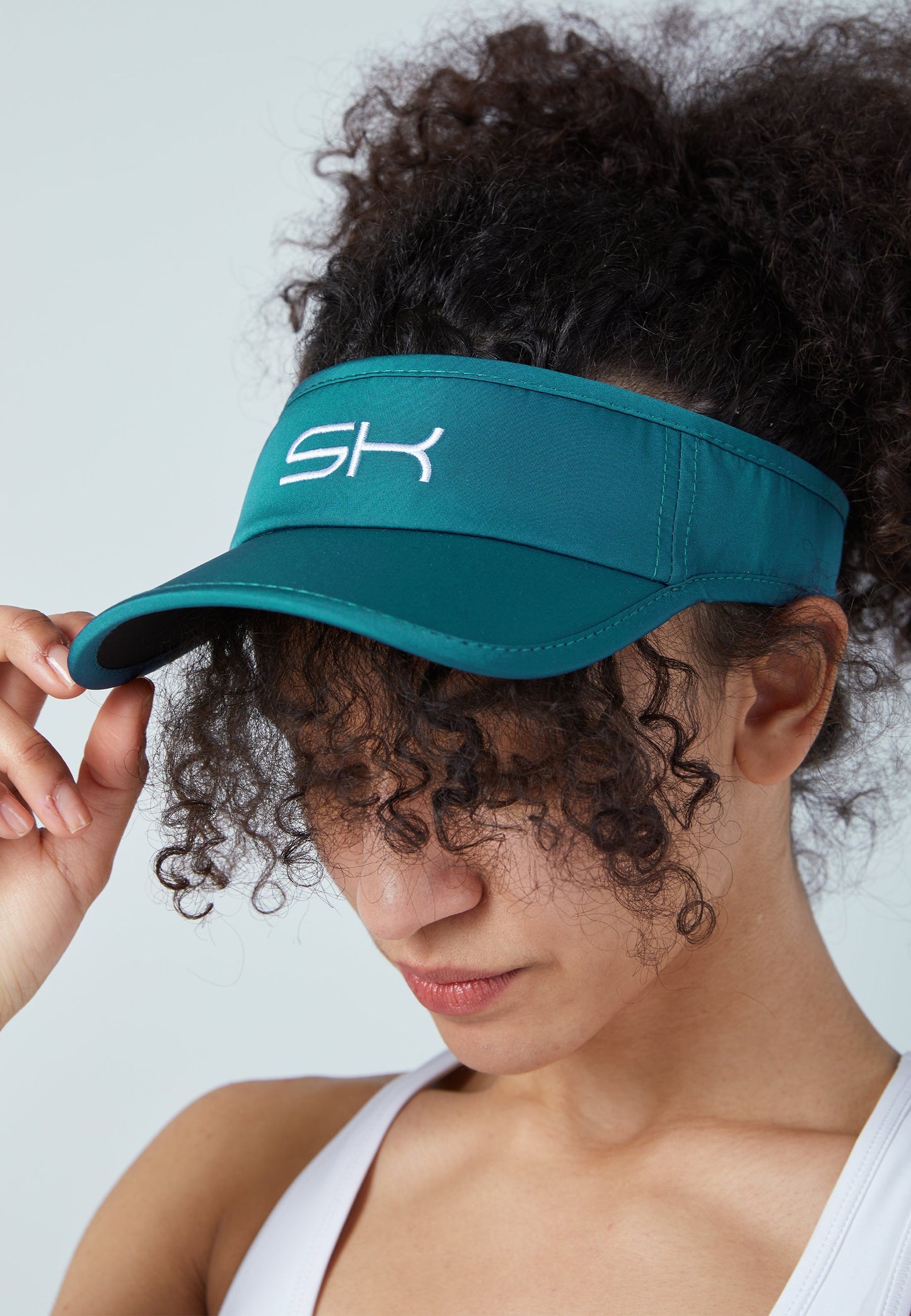 Tennis Sun Visor, petrol grün