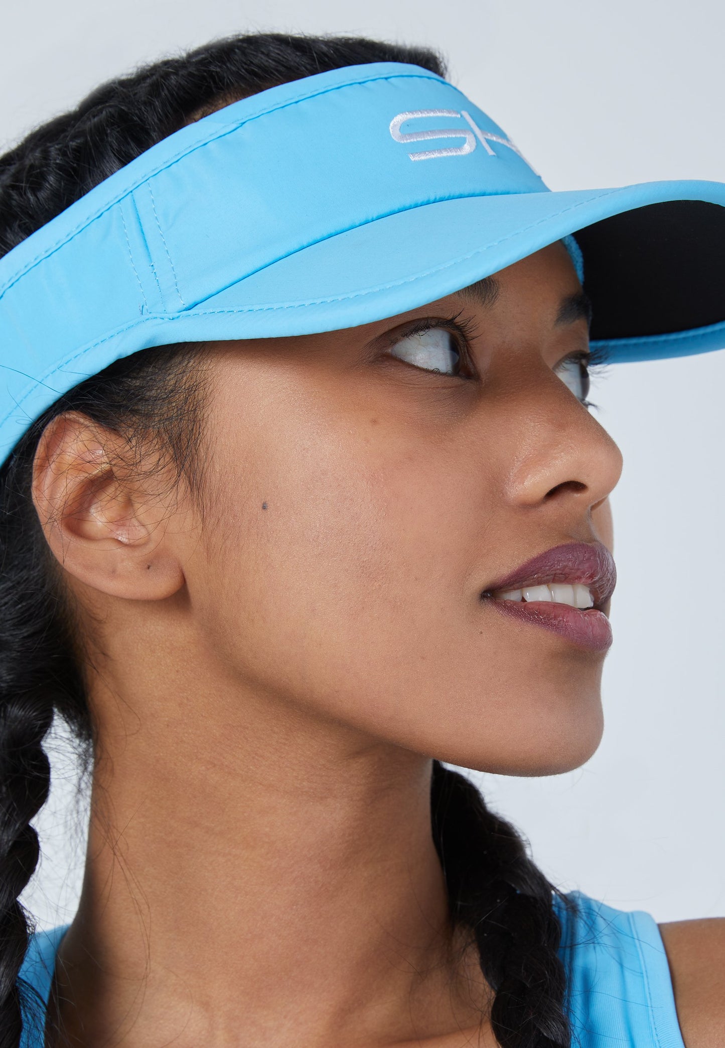 Tennis Sun Visor, hellblau