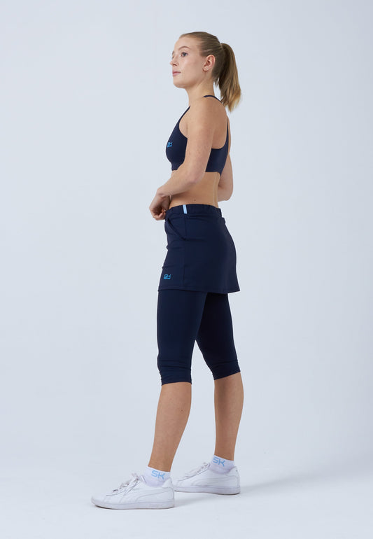 2-in-1 Tennisrock mit Leggings / Skapri, navy blau