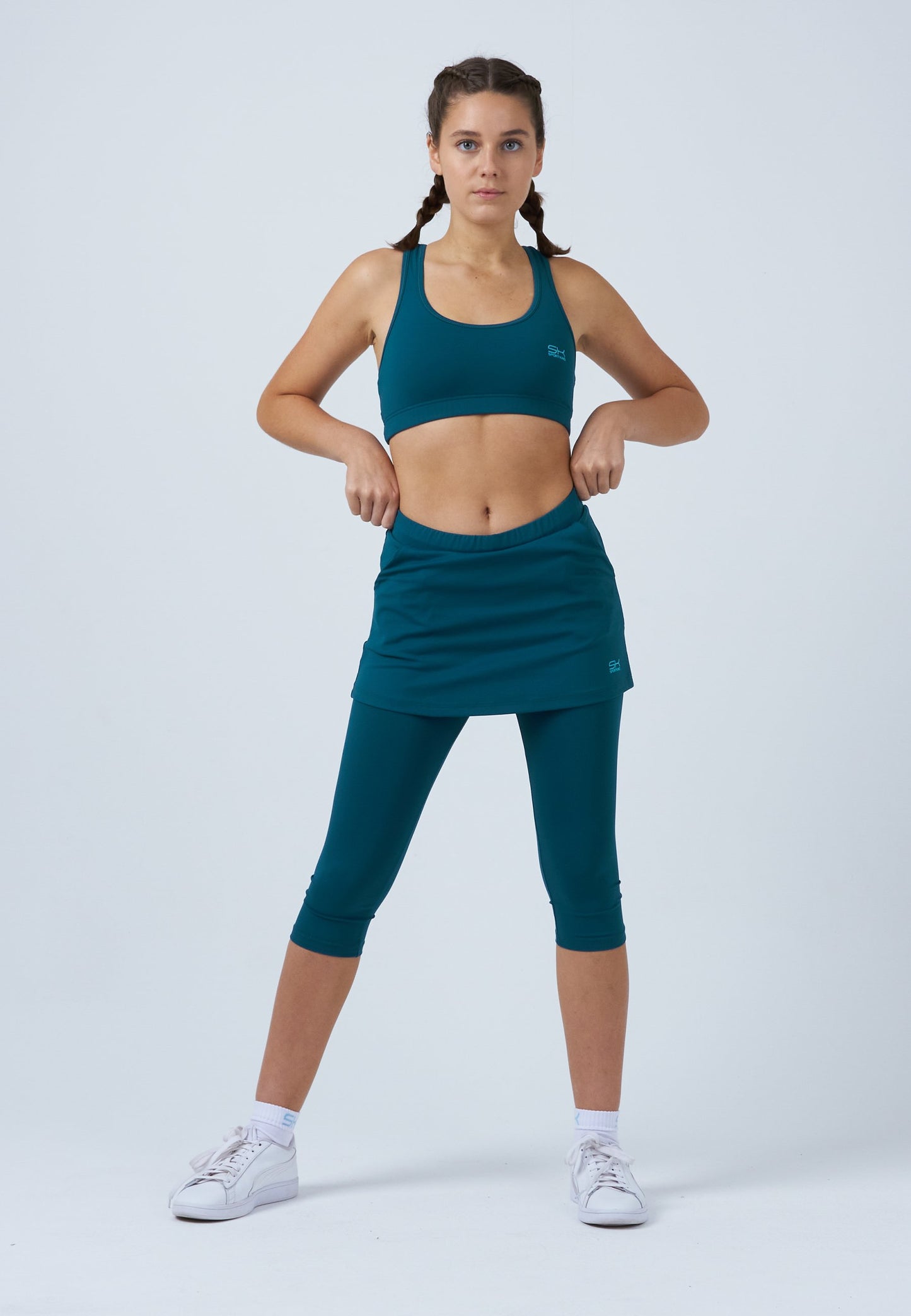 2-in-1 Tennisrock mit Leggings / Skapri, petrol grün