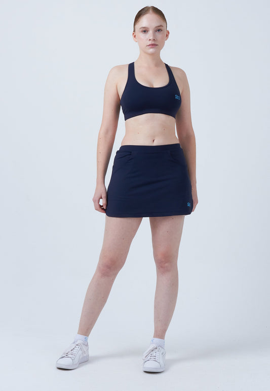 Classic Tennisrock / Skort mit Taschen, navy blau