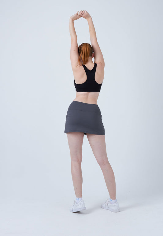 Basic Tennisrock / Skort, grau