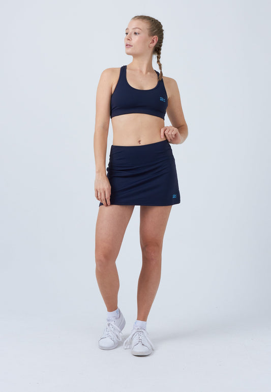Basic Tennisrock / Skort, navy blau