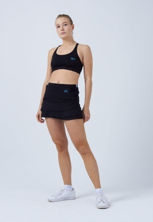 Tulip Tennisrock / Skort mit Taschen, schwarz