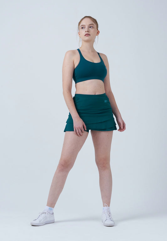 Tulip Tennisrock / Skort mit Taschen, petrol grün