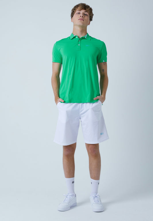 Tennis Poloshirt Herren & Jungen, grün