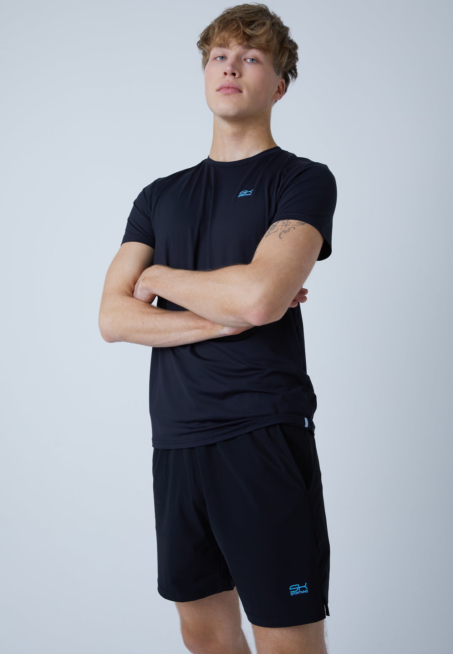 Tennis Shorts regular, schwarz