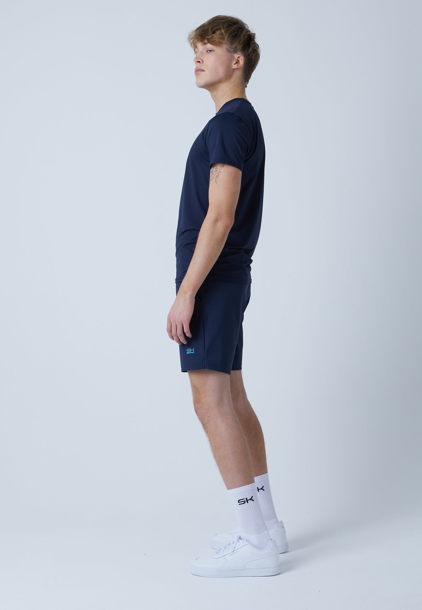 Tennis Shorts regular, navy blau