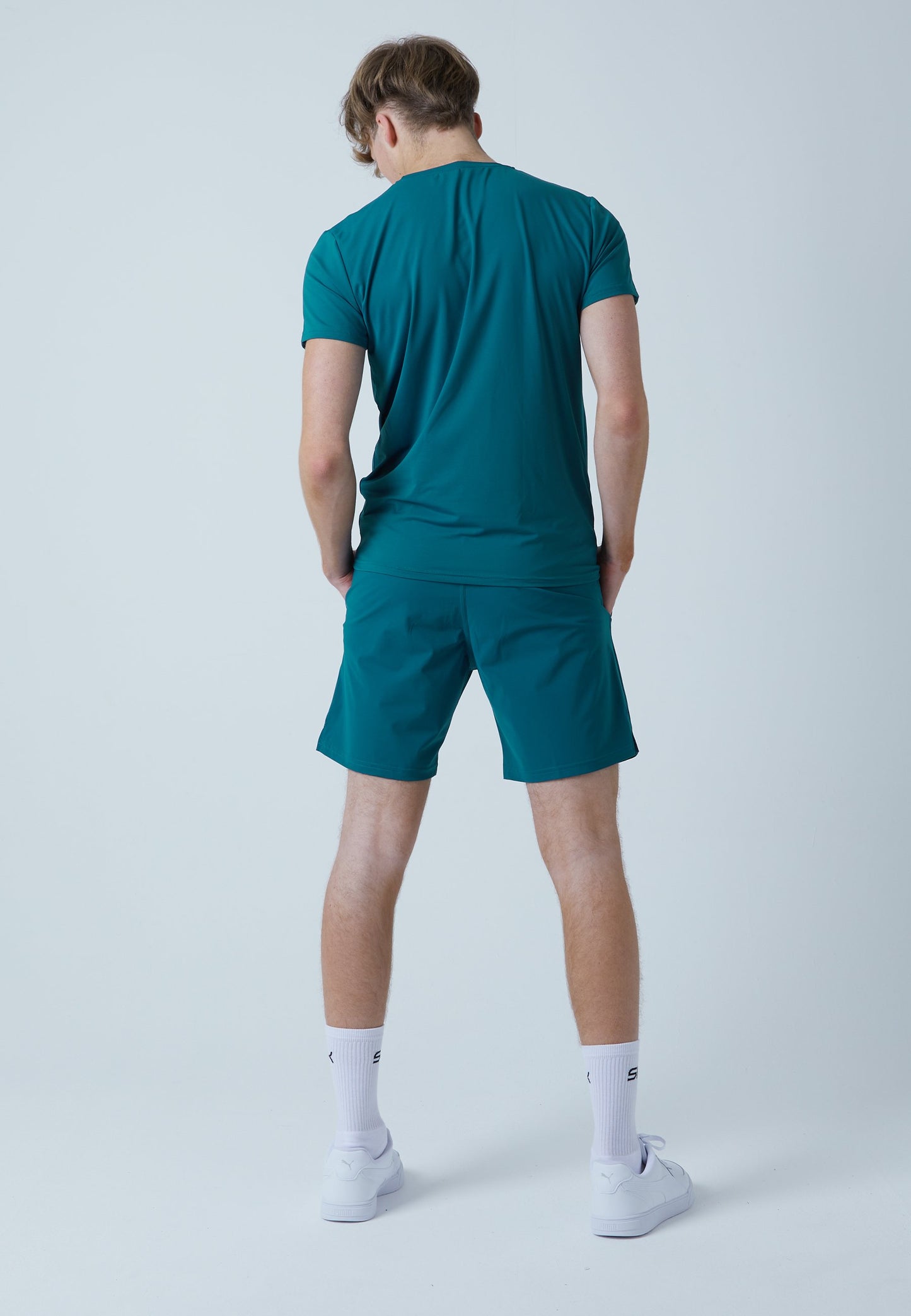Tennis Shorts regular, petrol grün