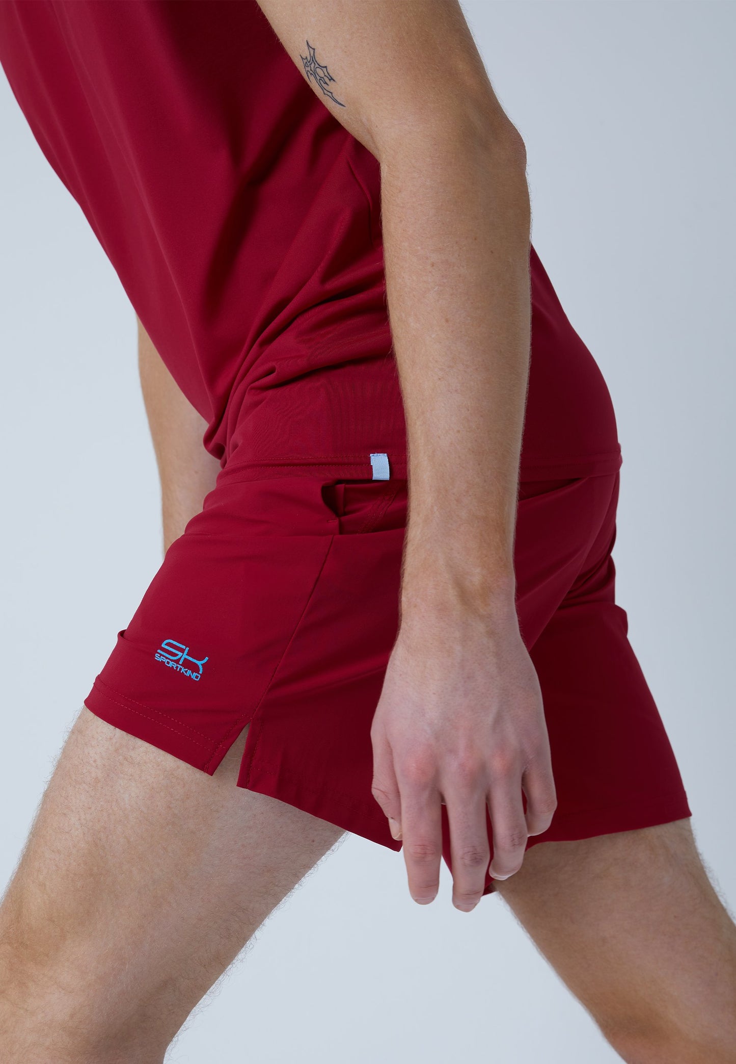 Tennis Shorts regular, bordeaux rot
