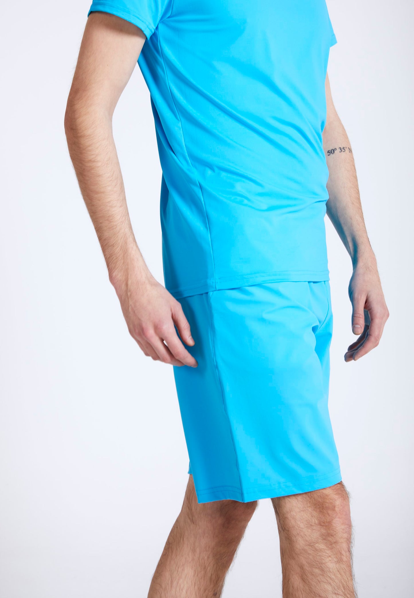 Tennis Shorts lang, türkis