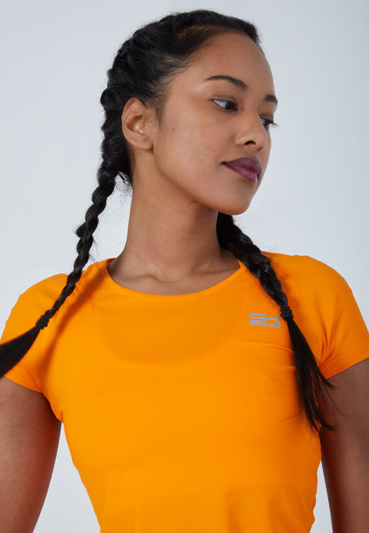 Tennis Capsleeve T-Shirt, orange