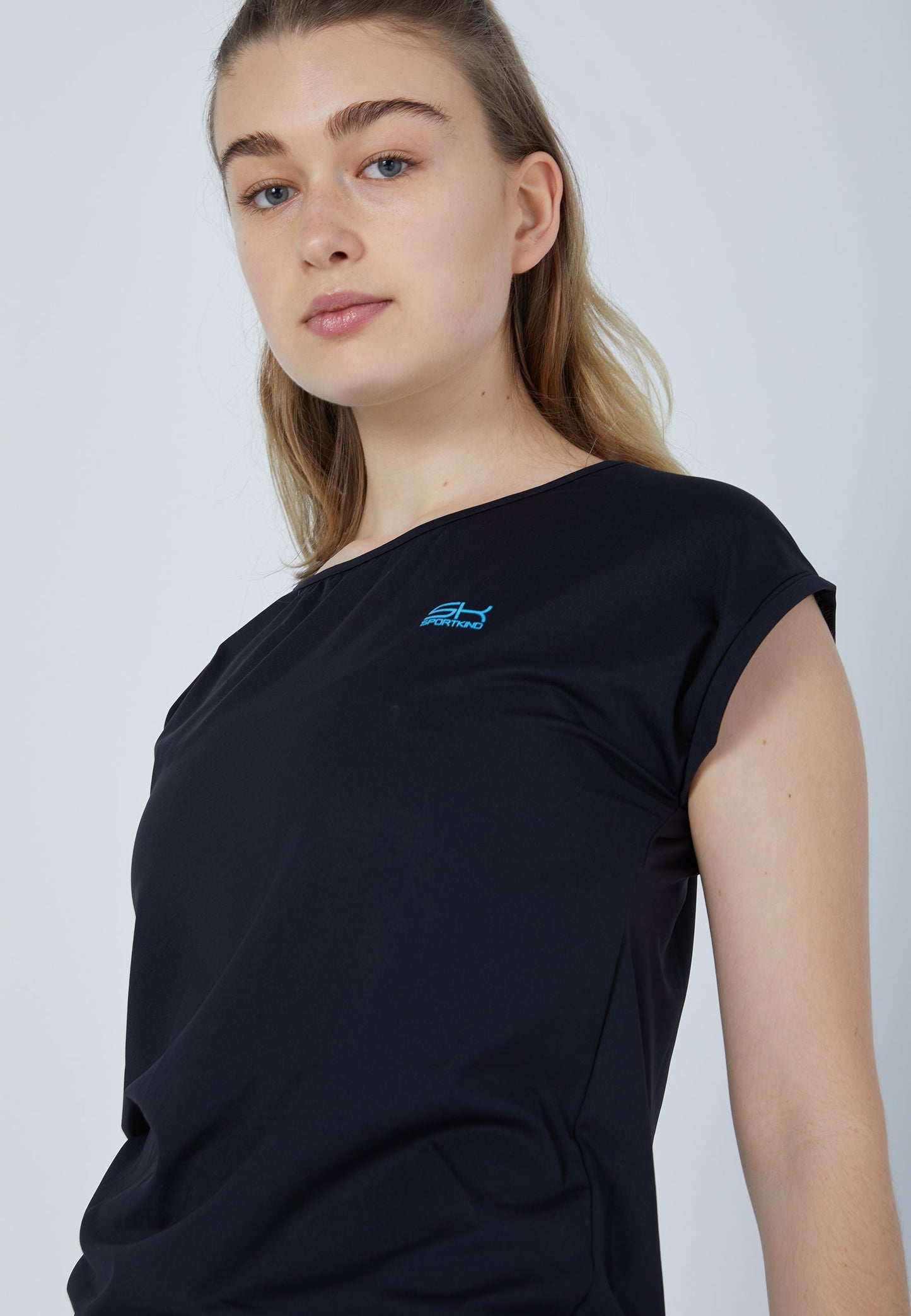 Tennis Loose Fit Shirt, schwarz