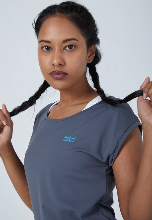 Tennis Loose Fit Shirt, grau
