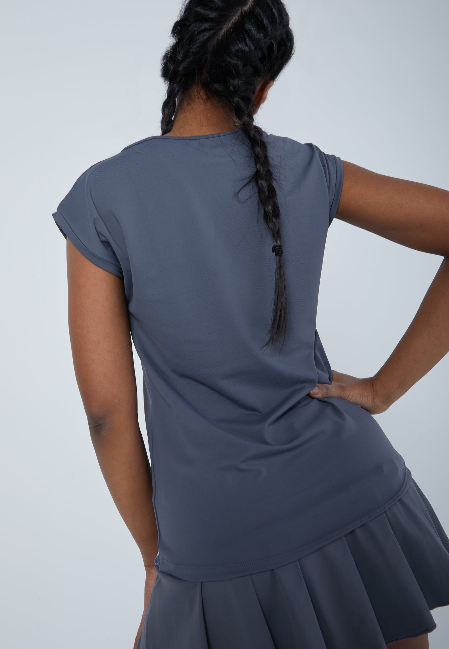 Tennis Loose Fit Shirt, grau