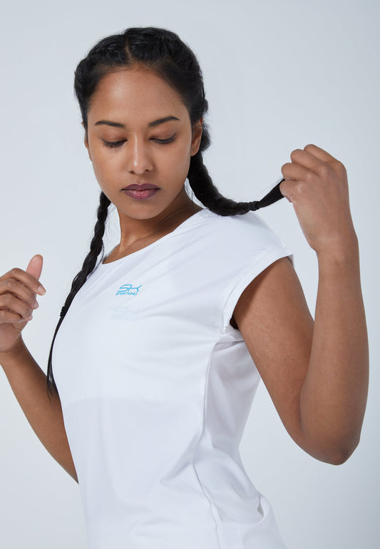 Tennis Loose Fit Shirt, weiß
