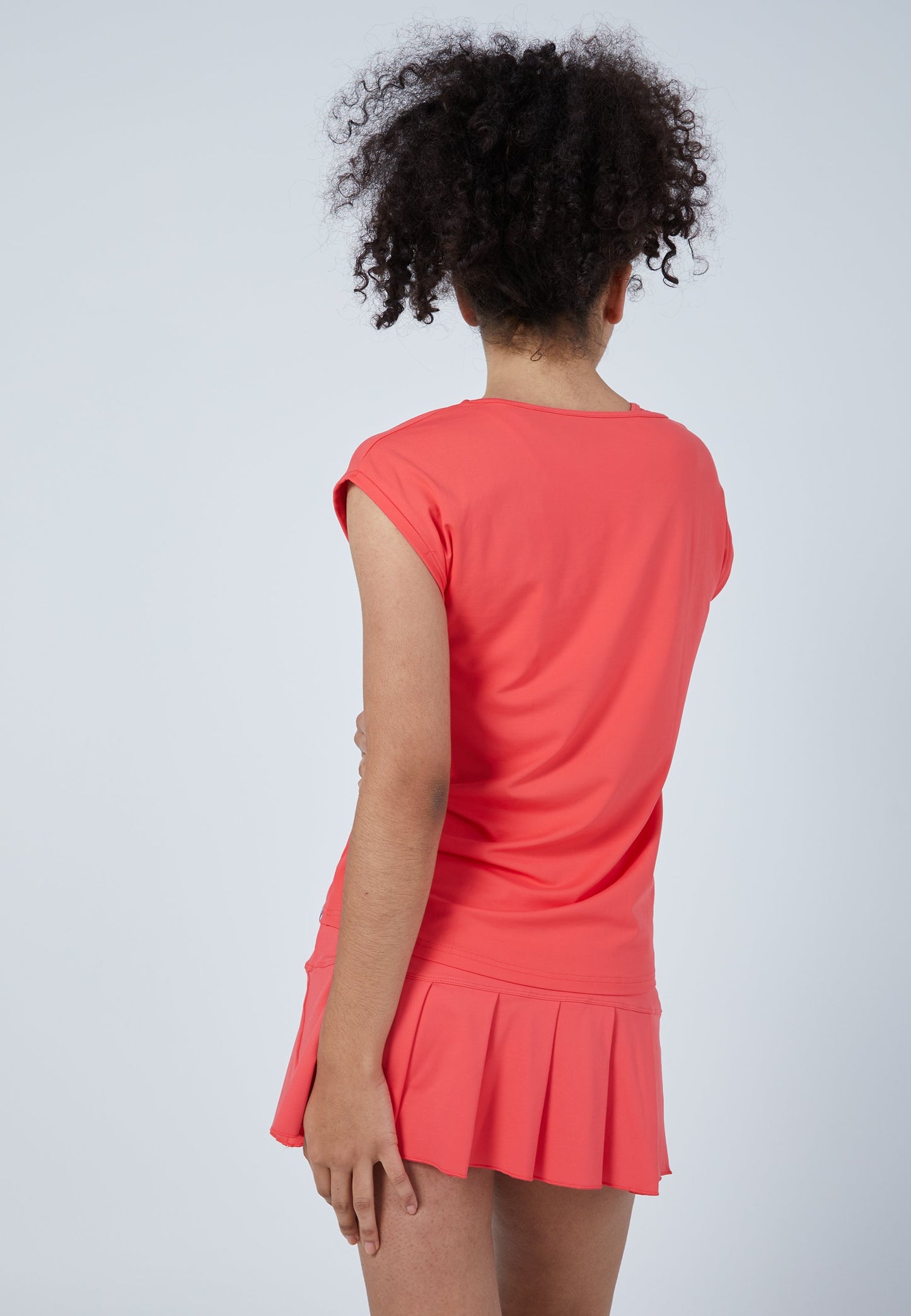 Tennis Loose Fit Shirt, pfirsich