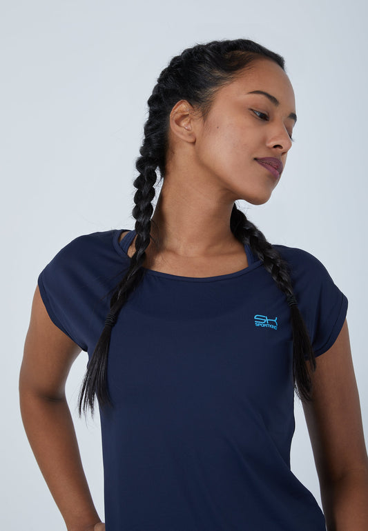 Tennis Loose Fit Shirt, navy blau