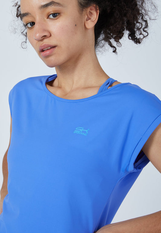 Tennis Loose Fit Shirt, kornblumen blau