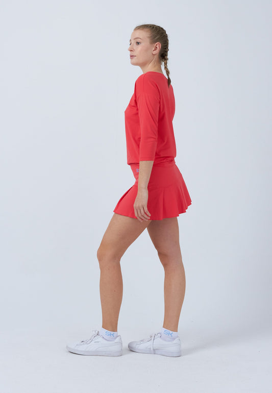 Tennis 3/4 Loose Fit Shirt, pfirsich