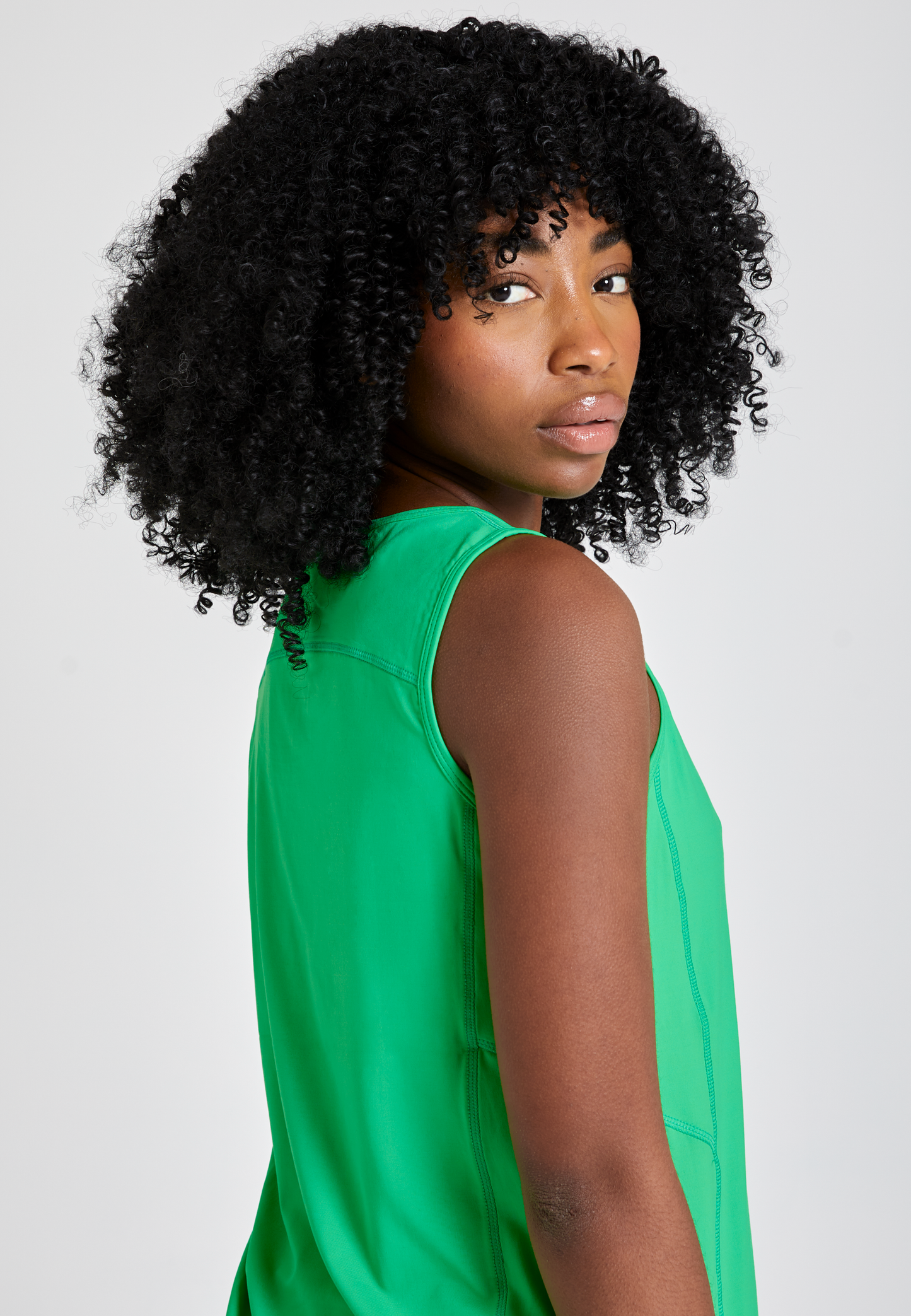 Tennis Loose Fit Tanktop Basic, grün