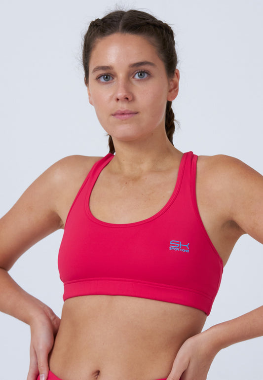 Sport BH breite Träger, pink