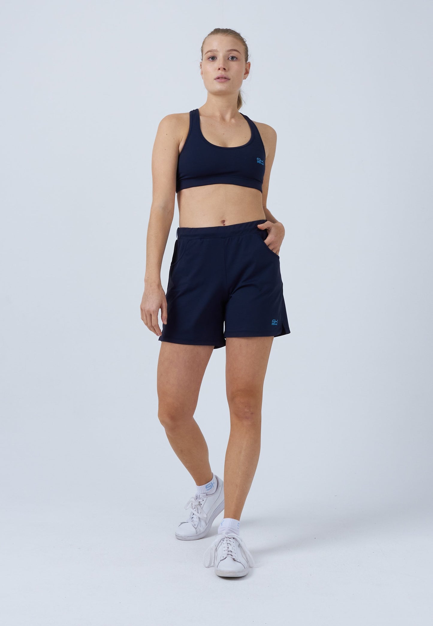 Tennis Bermuda Shorts, navy blau