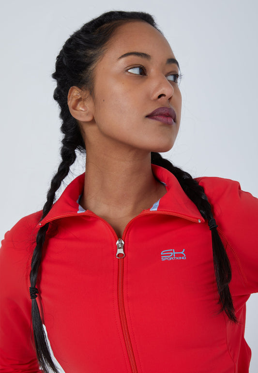 Tennis Trainingsjacke, rot