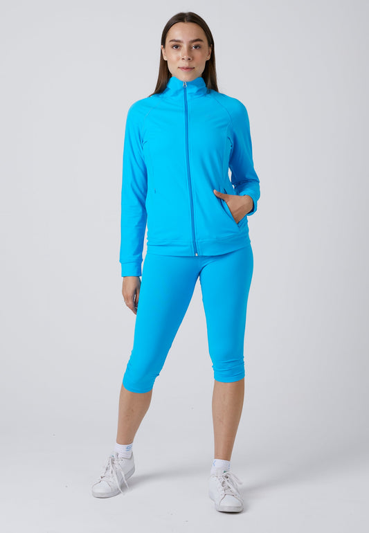 Tennis Trainingsjacke, türkis