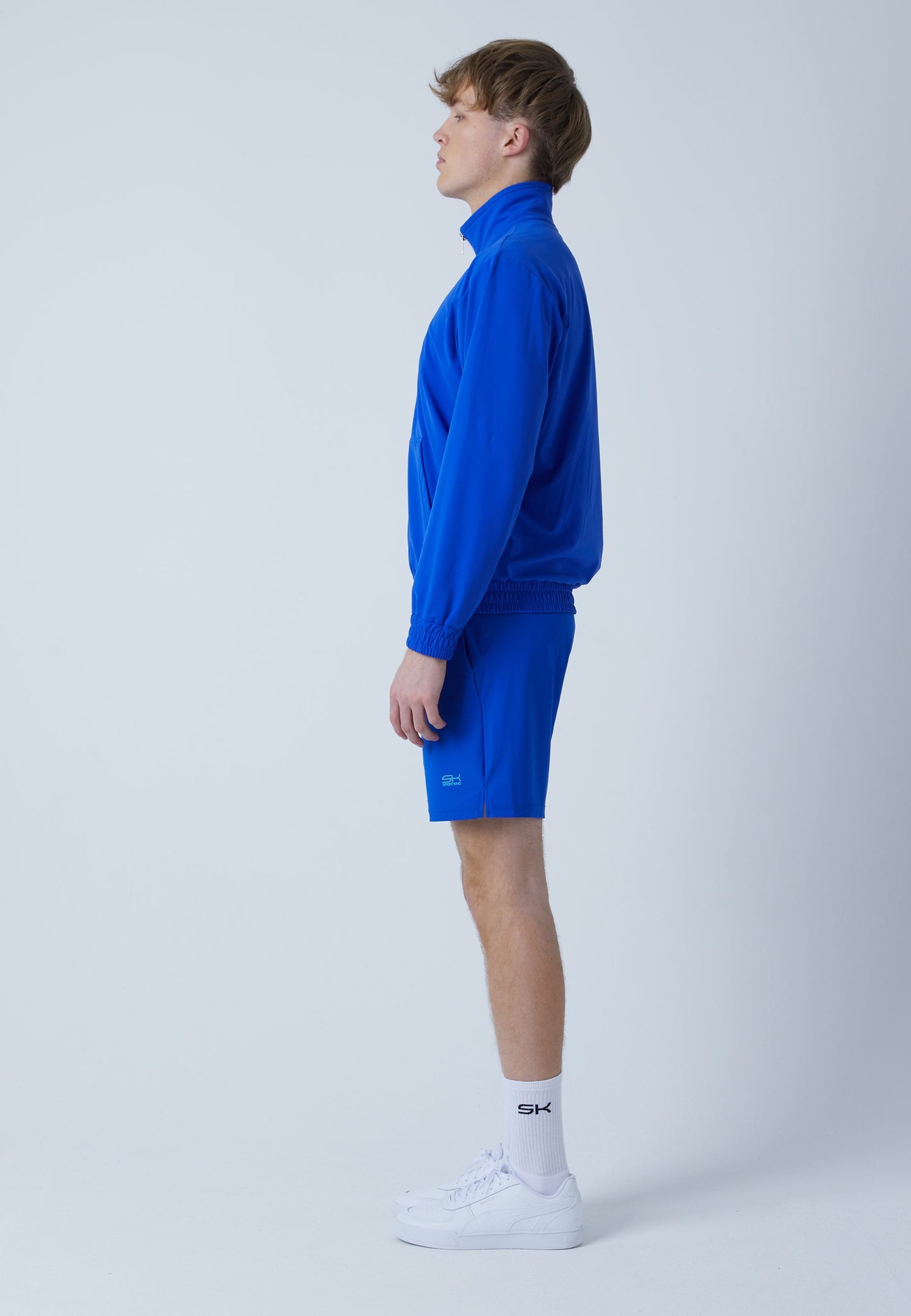 Tennis Court Joggingjacke, kobaltblau