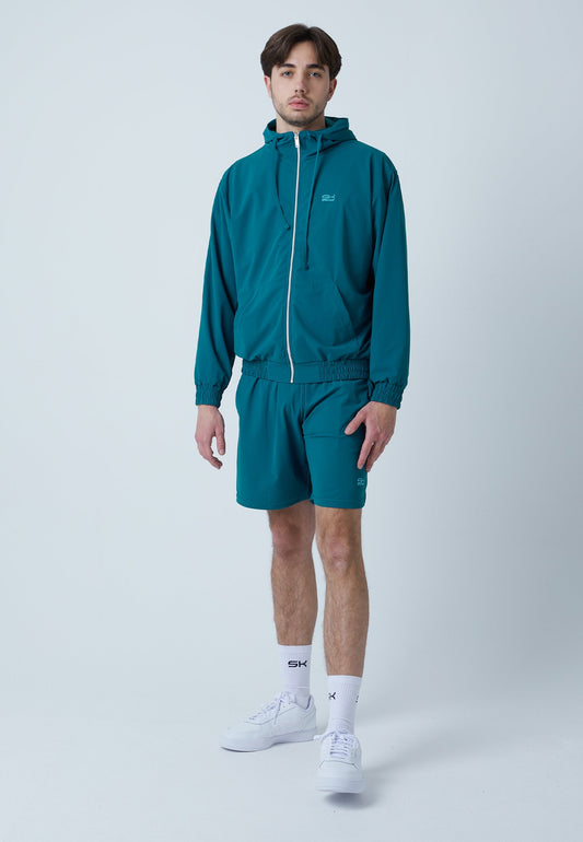 Tennis Cross Trainingsjacke, petrol grün
