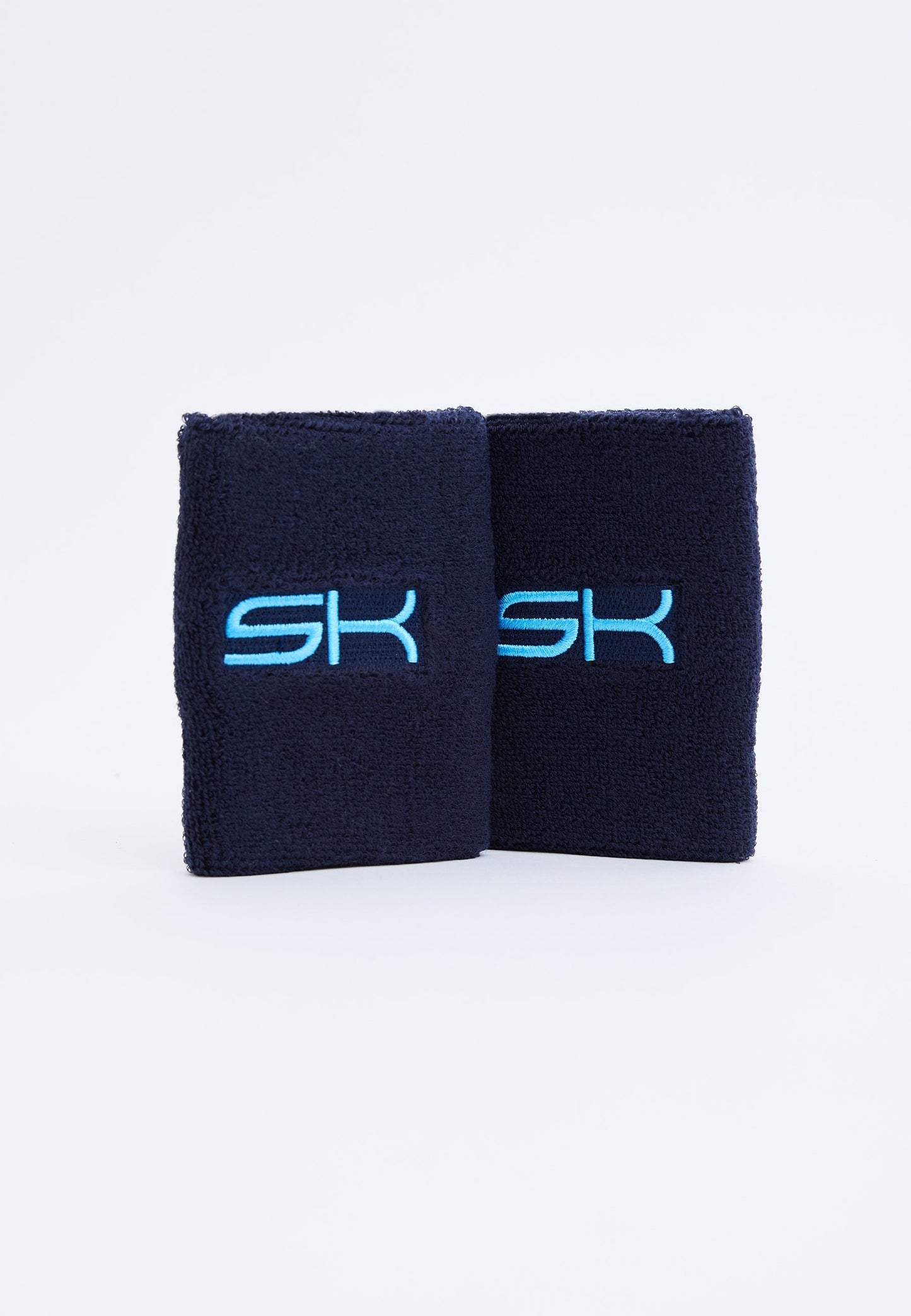 Tennis Schweißband groß 2er Set, navy blau