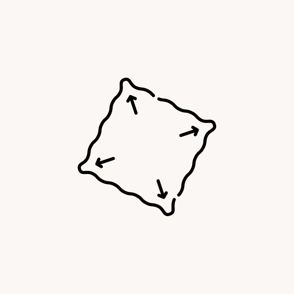 Symbol für den 4-Wege-Stretch