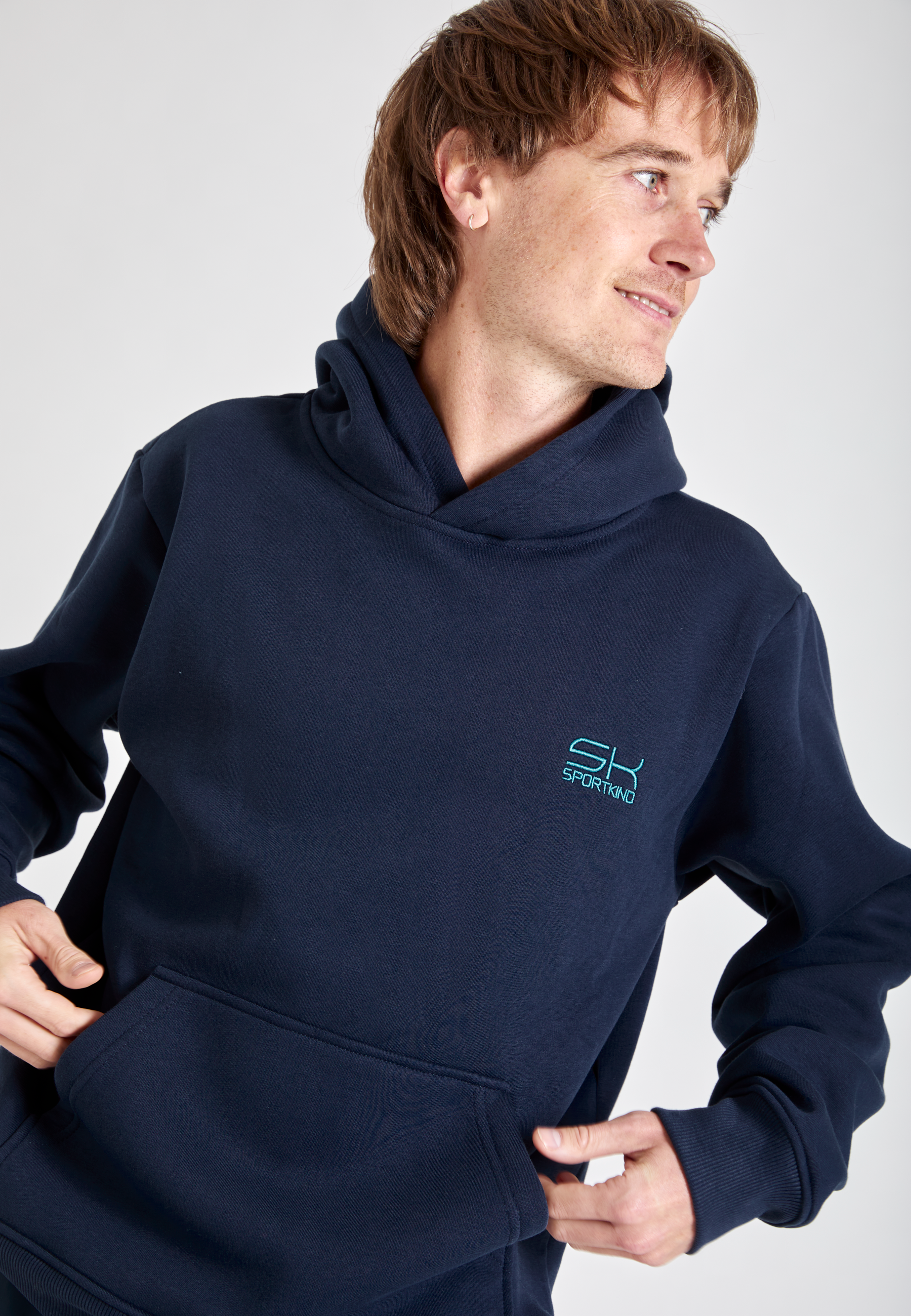 Unisex Hoodie unisex, navy blau von SPORTKIND
