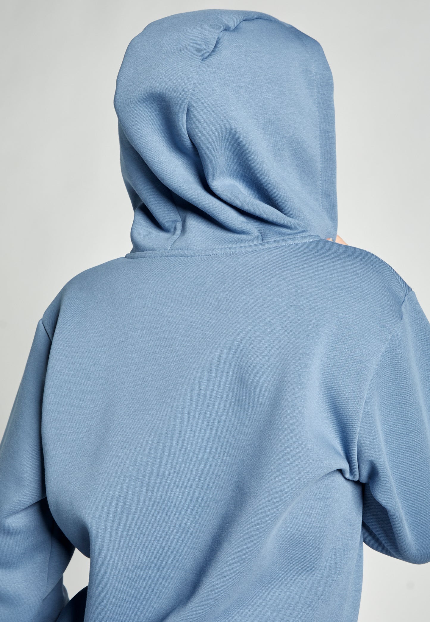 Unisex Kapuzenjacke mit Reißverschluss unisex, grau blau von SPORTKIND