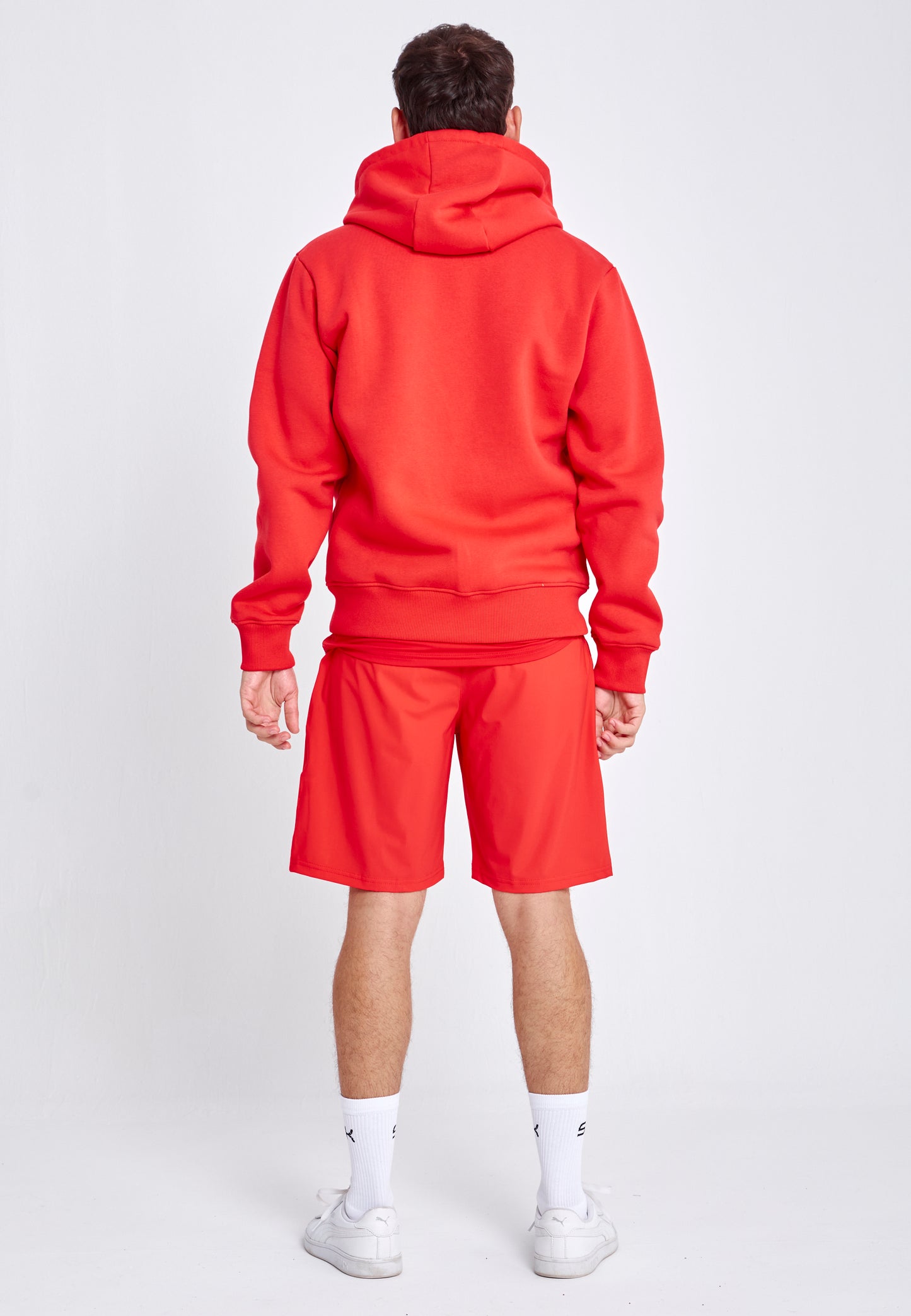 Unisex Kapuzenjacke mit Reißverschluss unisex, rot von SPORTKIND