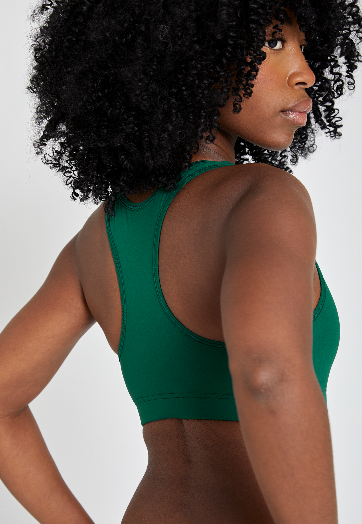 Mädchen & Damen Sport BH breite Traeger, tannengruen von SPORTKIND