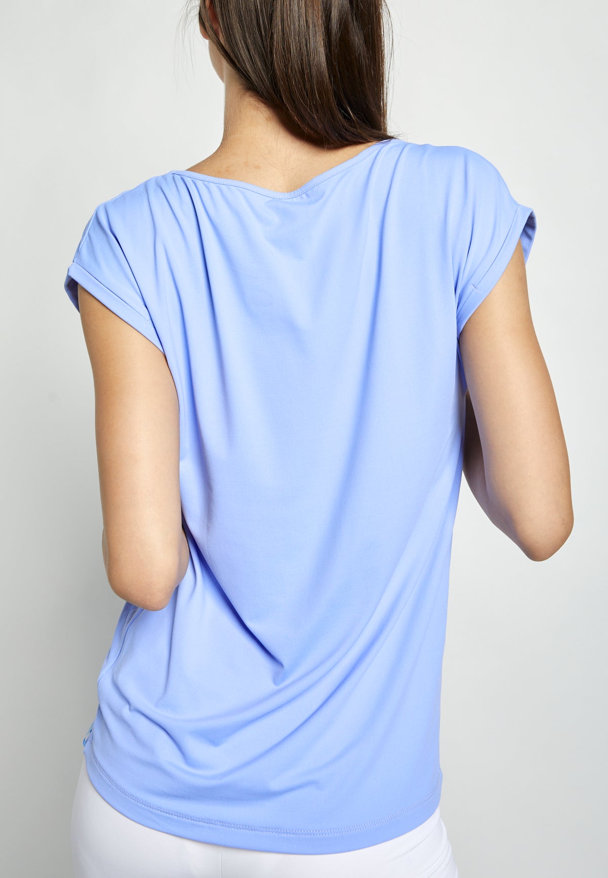 Mädchen & Damen Tennis Loose Fit Shirt, lavendel blau von SPORTKIND