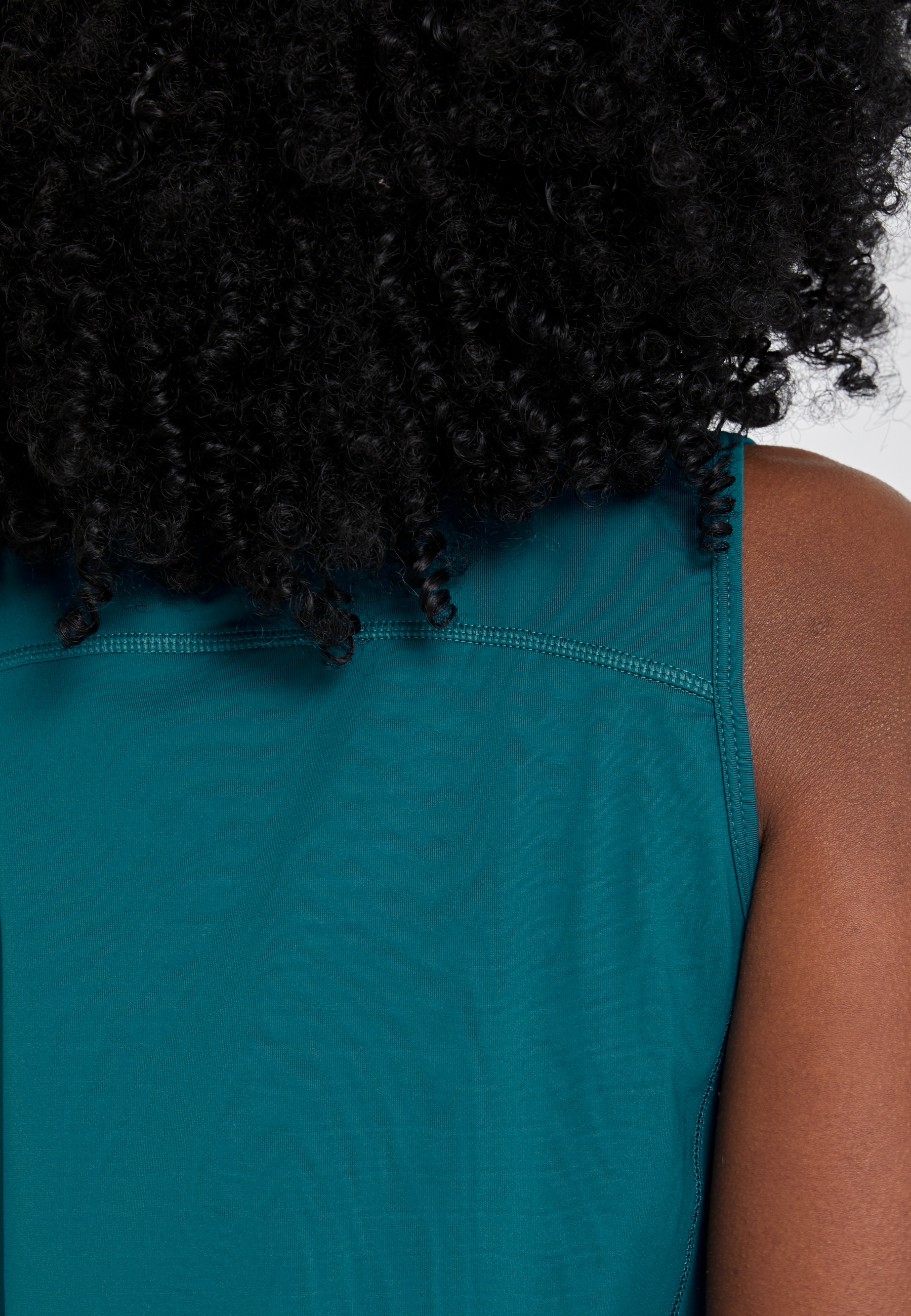 Mädchen & Damen Tennis Loose Fit Tanktop Basic, petrol grün von SPORTKIND