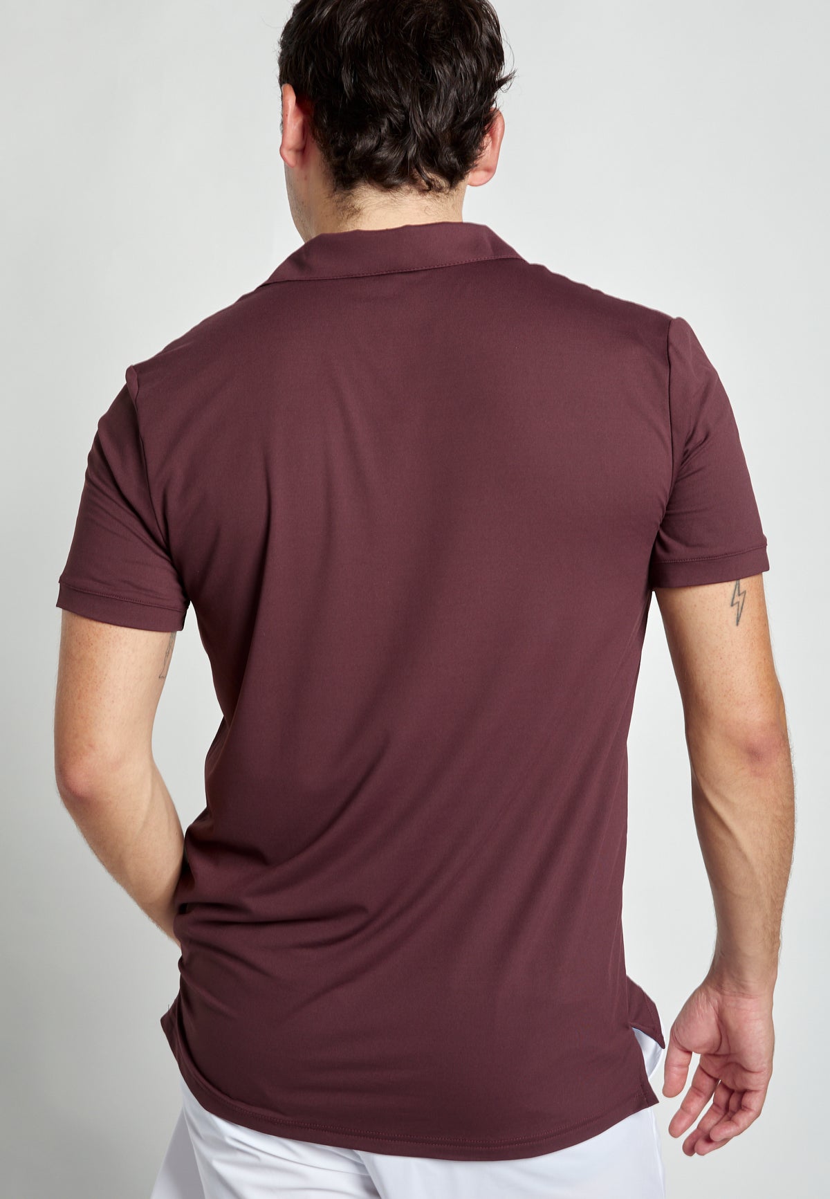 Jungen & Herren Tennis Poloshirt Herren & Jungen, burgunder rot von SPORTKIND