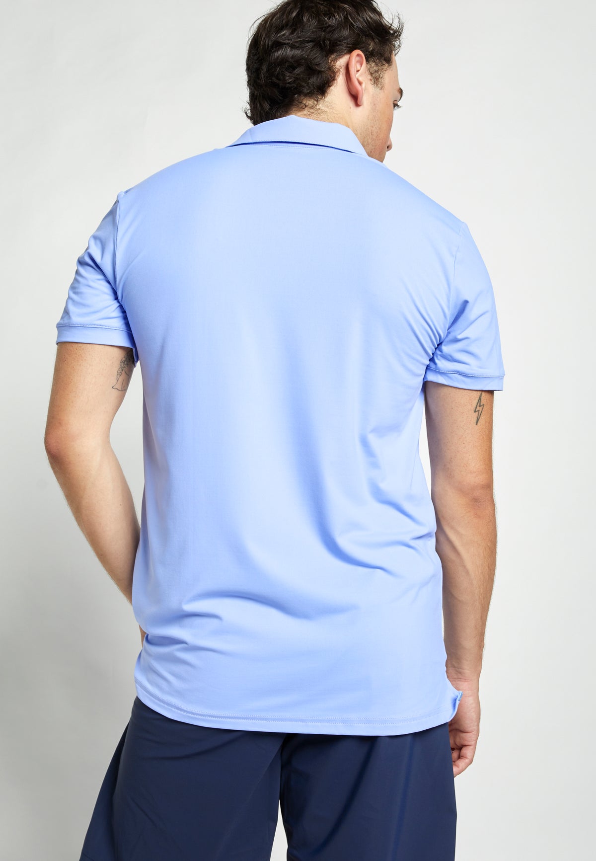 Jungen & Herren Tennis Poloshirt Herren & Jungen, lavendel blau von SPORTKIND