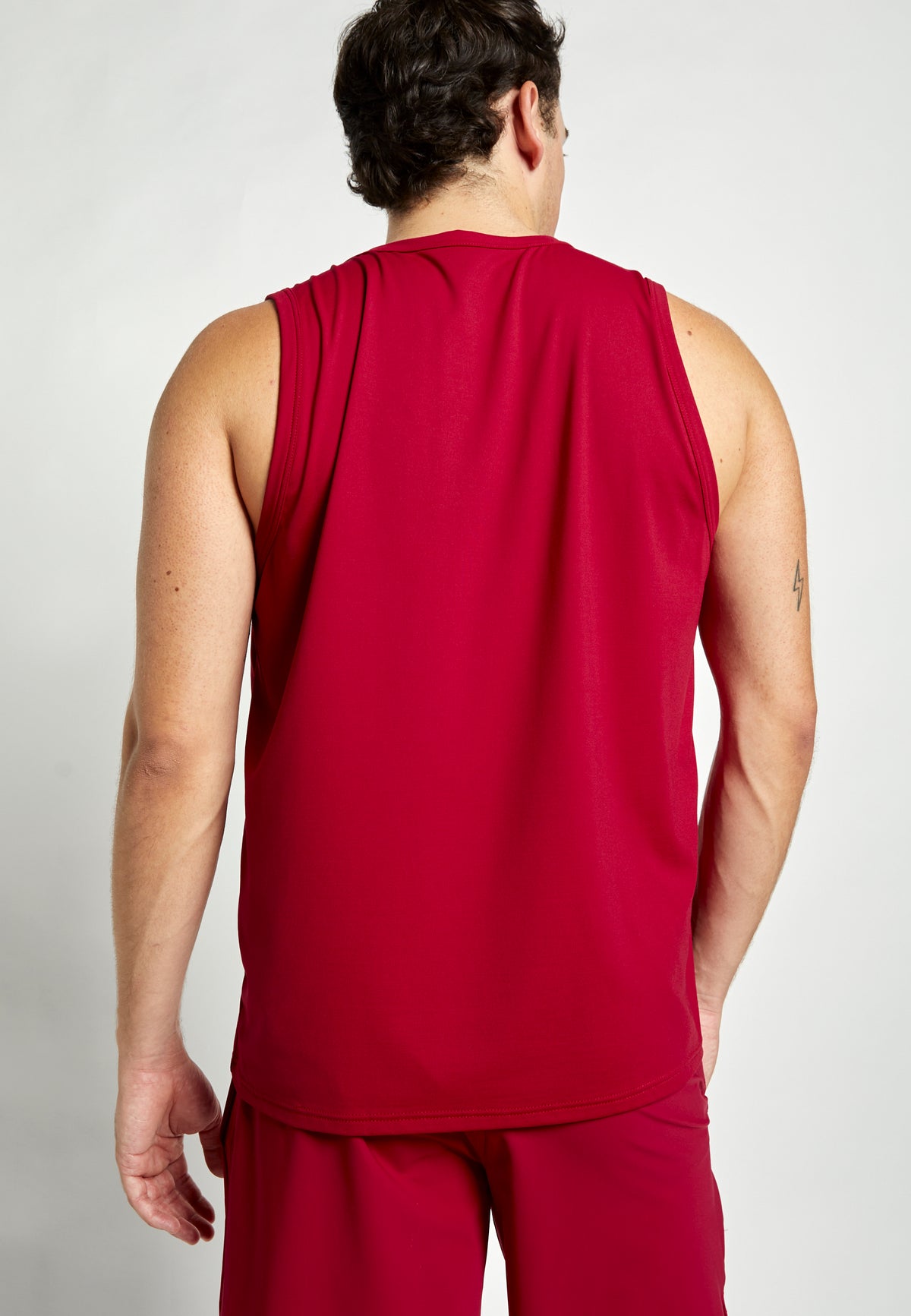 Jungen & Herren Tennis Tank Top für Herren & Jungen, bordeaux rot von SPORTKIND