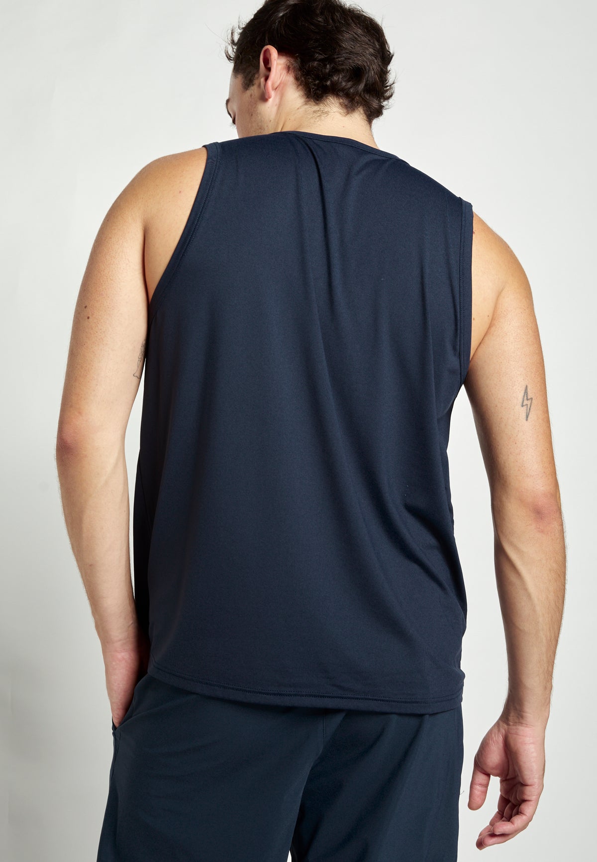 Jungen & Herren Tennis Tank Top für Herren & Jungen, navy blau von SPORTKIND