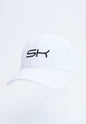 Tennis Cap, weiß/schwarz