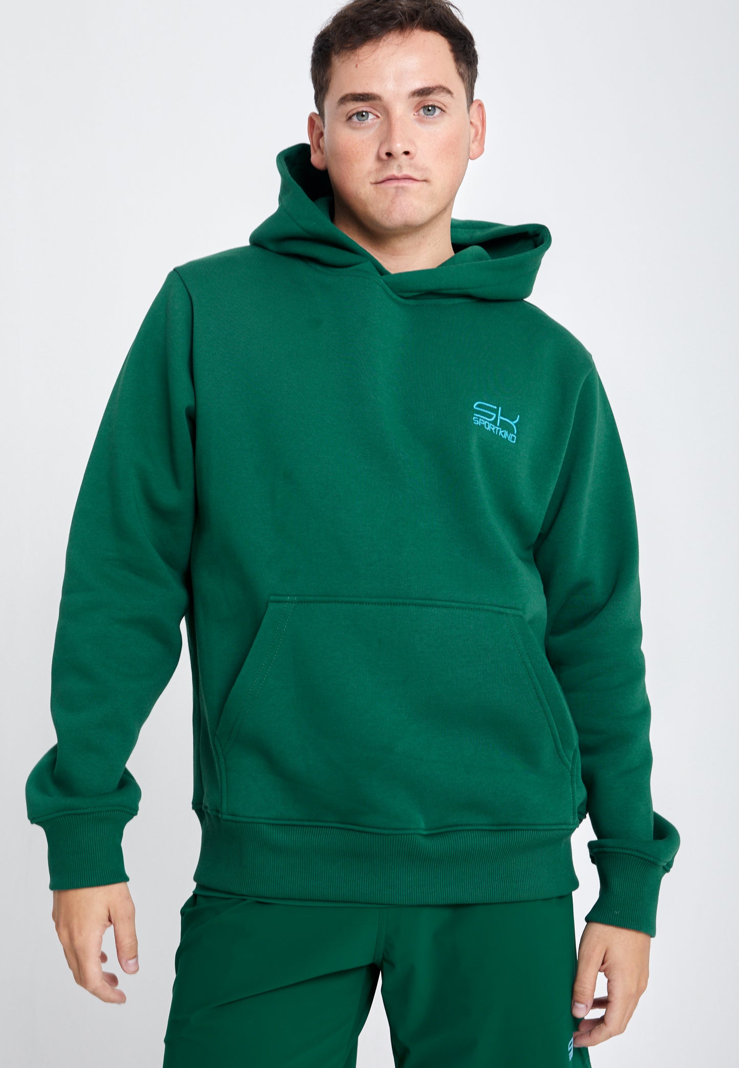 Hoodie unisex, tannengrün