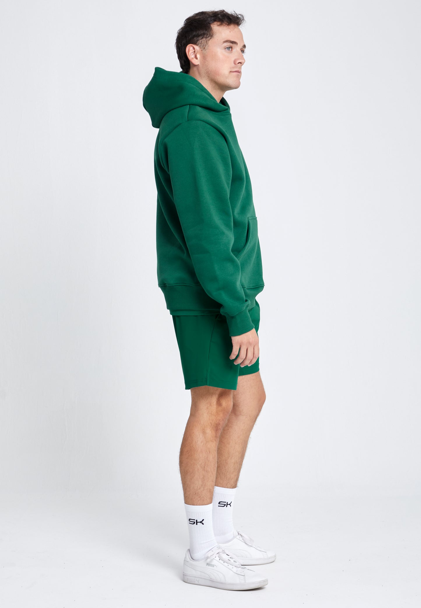 Hoodie unisex, tannengrün