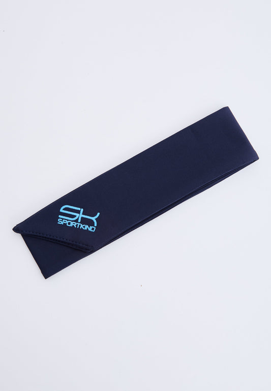 Tennis Stirnband / Schweißband, navy blau